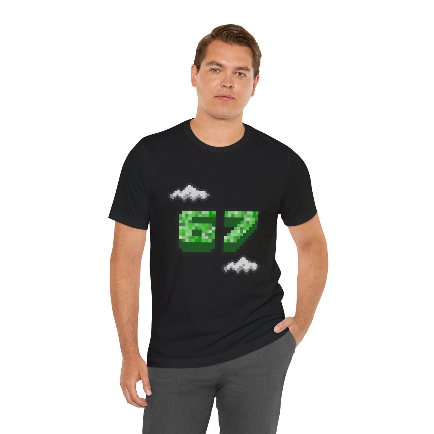 Pixel '67' Graphic Tee — Retro Gaming Minecraft-Style Shirt