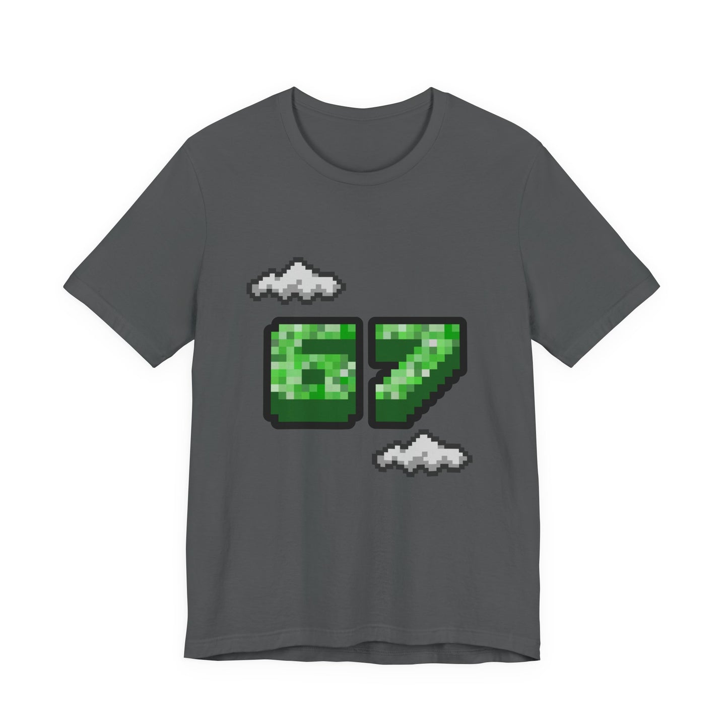 Pixel '67' Graphic Tee — Retro Gaming Minecraft-Style Shirt