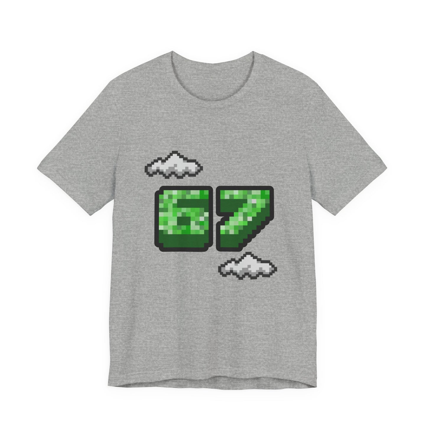 Pixel '67' Graphic Tee — Retro Gaming Minecraft-Style Shirt