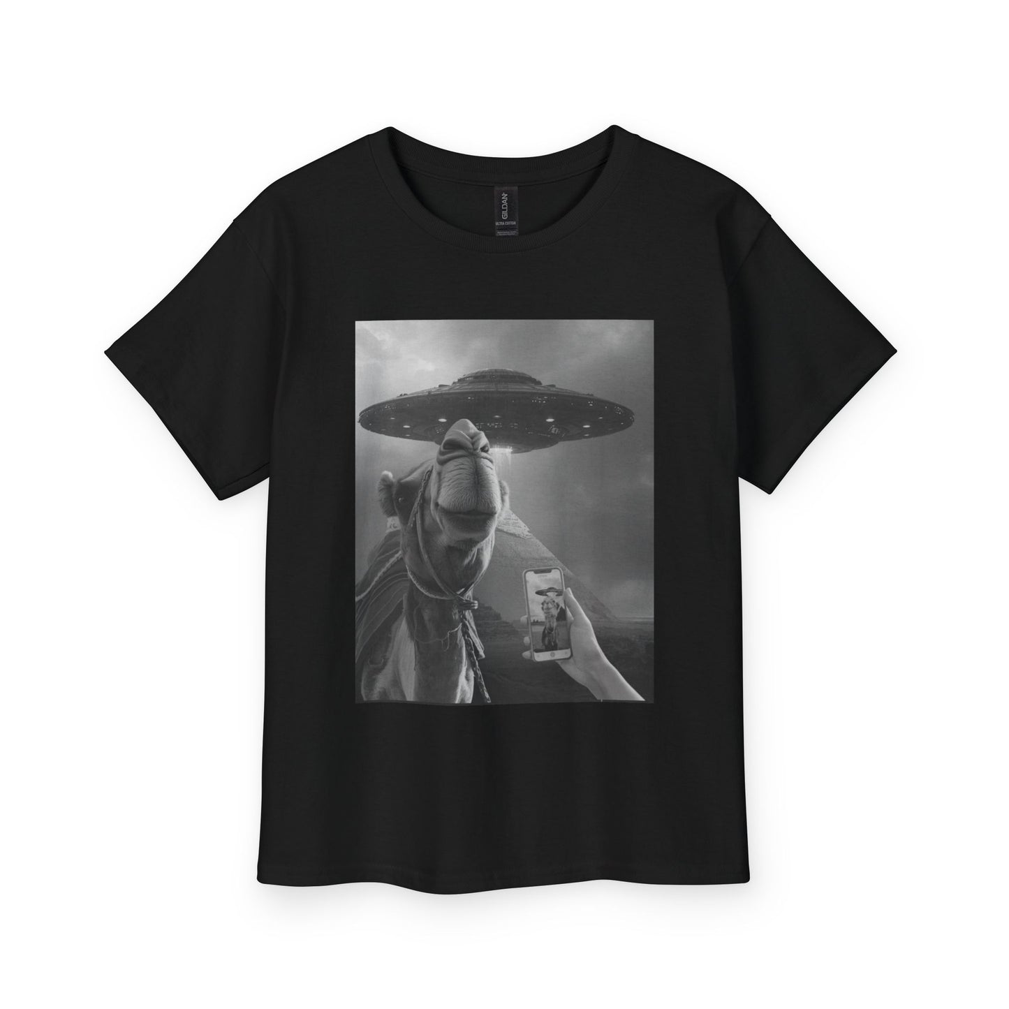 Youth Tee — Funny Camel UFO Photo Graphic Shirt